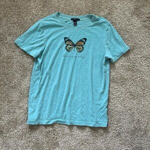 small forever 21 butterfly tee